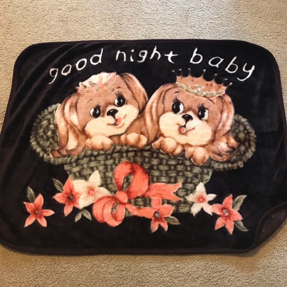 Used “Good Night Baby” blanket